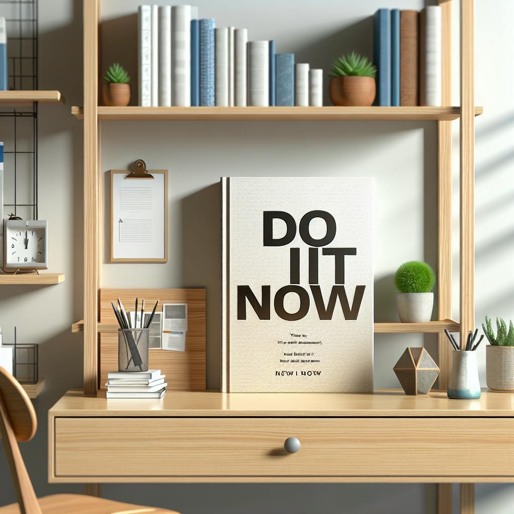 It delves into topics Cover of the PEP book "Do It Now!" by Bruno Savoyat